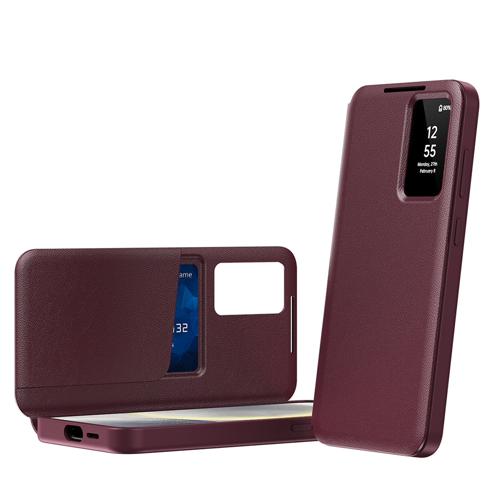 Kuori Samsung Galaxy S22 Ultra 5G S908:lle, Techsuit, SmartView, Punainen