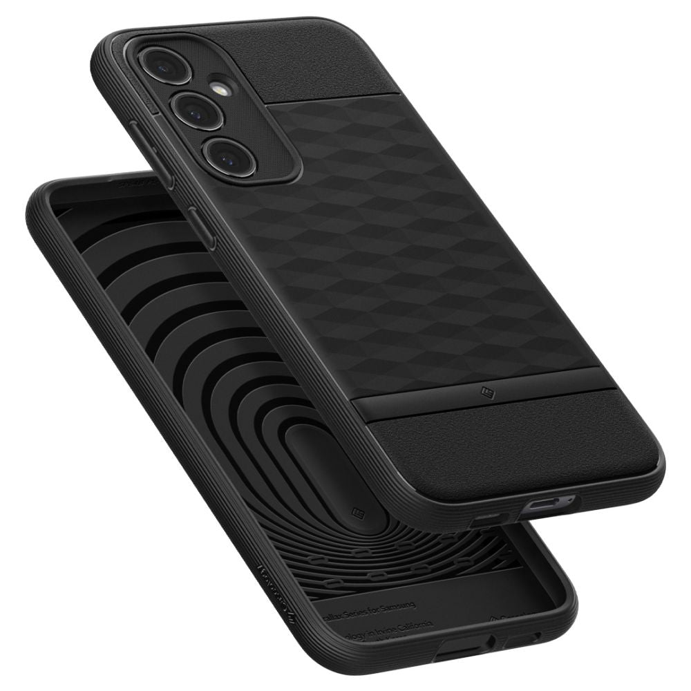 Suojakotelo Samsung Galaxy S23 FE S711:lle, Spigen, Caseology Parallax, Mattamusta