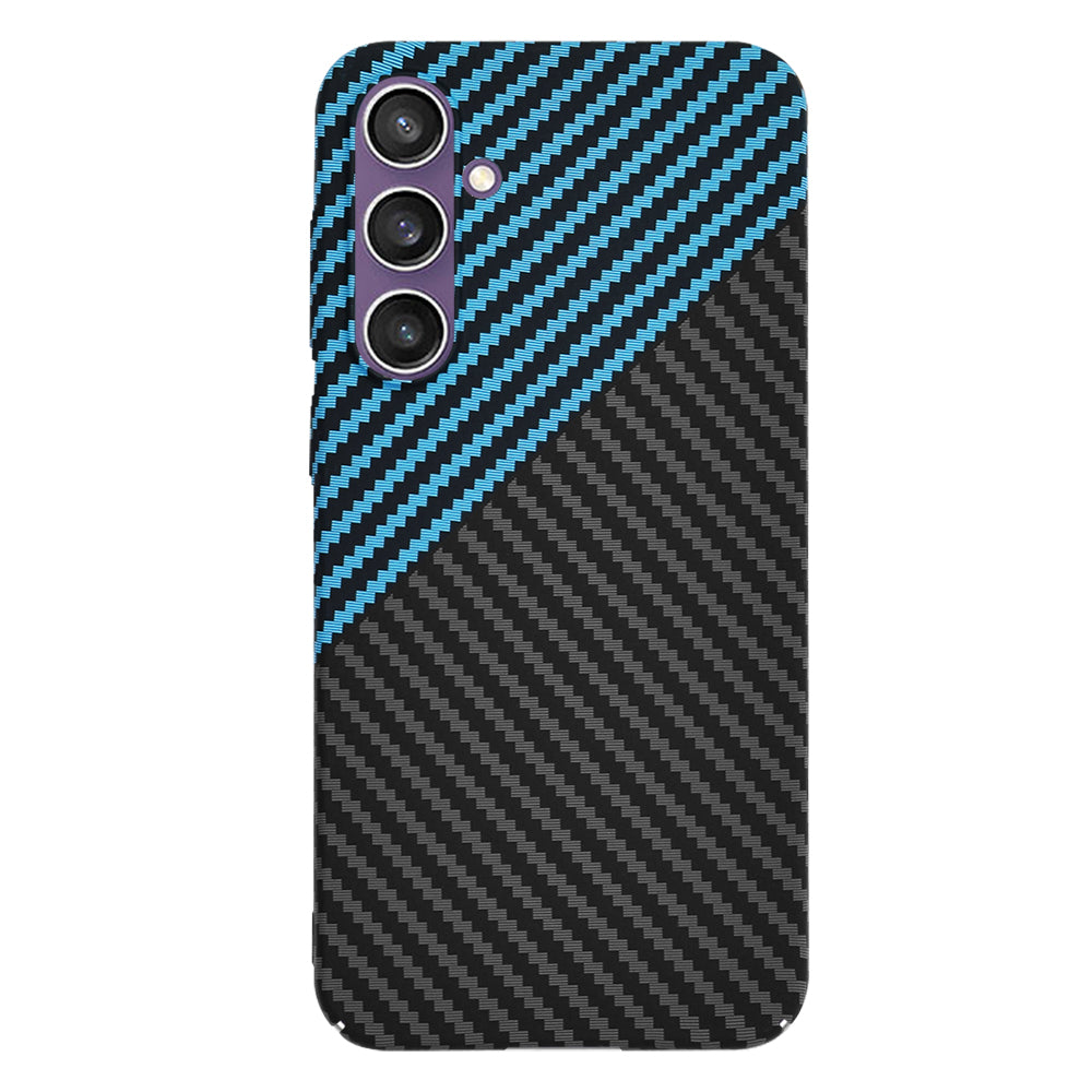 Kuori Samsung Galaxy S23 FE S711:lle, Techsuit, Carbonite FiberShell, Musta Bleu