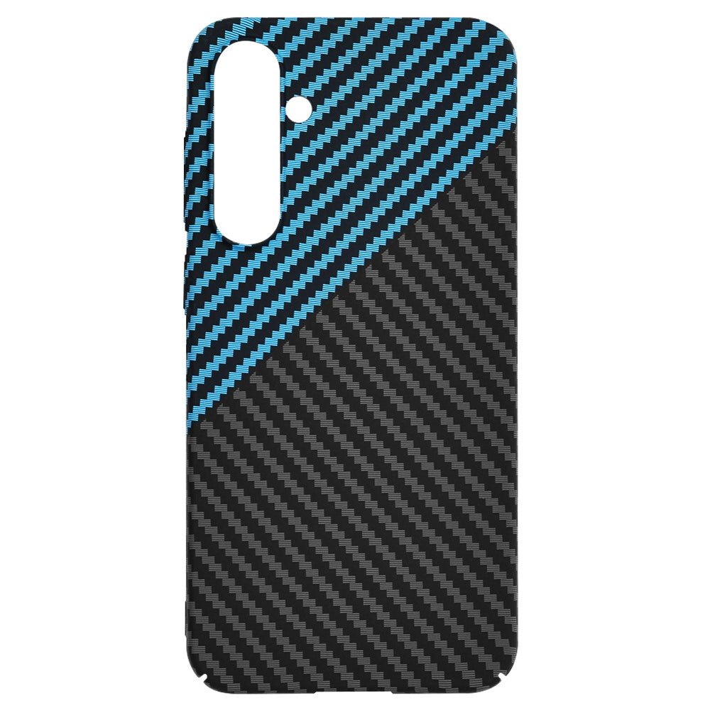 Kuori Samsung Galaxy S23 FE S711:lle, Techsuit, Carbonite FiberShell, Musta Bleu