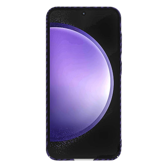 Kuori Samsung Galaxy S23 FE S711:lle, Techsuit, Carbonite FiberShell, violetti