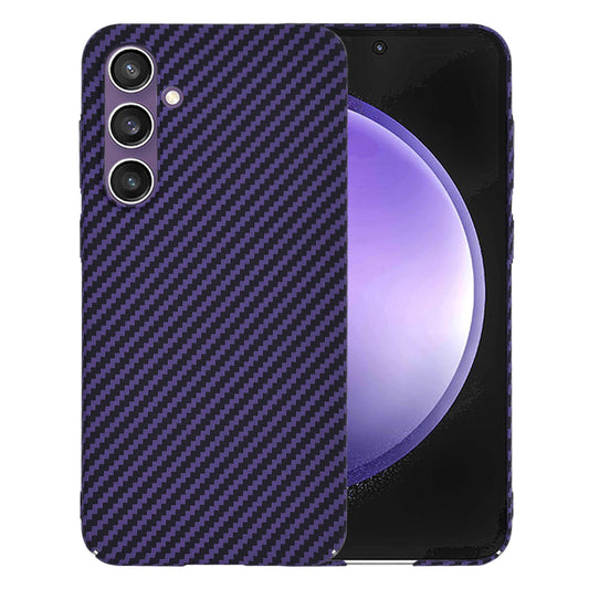 Kuori Samsung Galaxy S23 FE S711:lle, Techsuit, Carbonite FiberShell, violetti