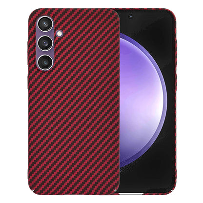 Kuori Samsung Galaxy S23 FE S711:lle, Techsuit, Carbonite FiberShell, Punainen