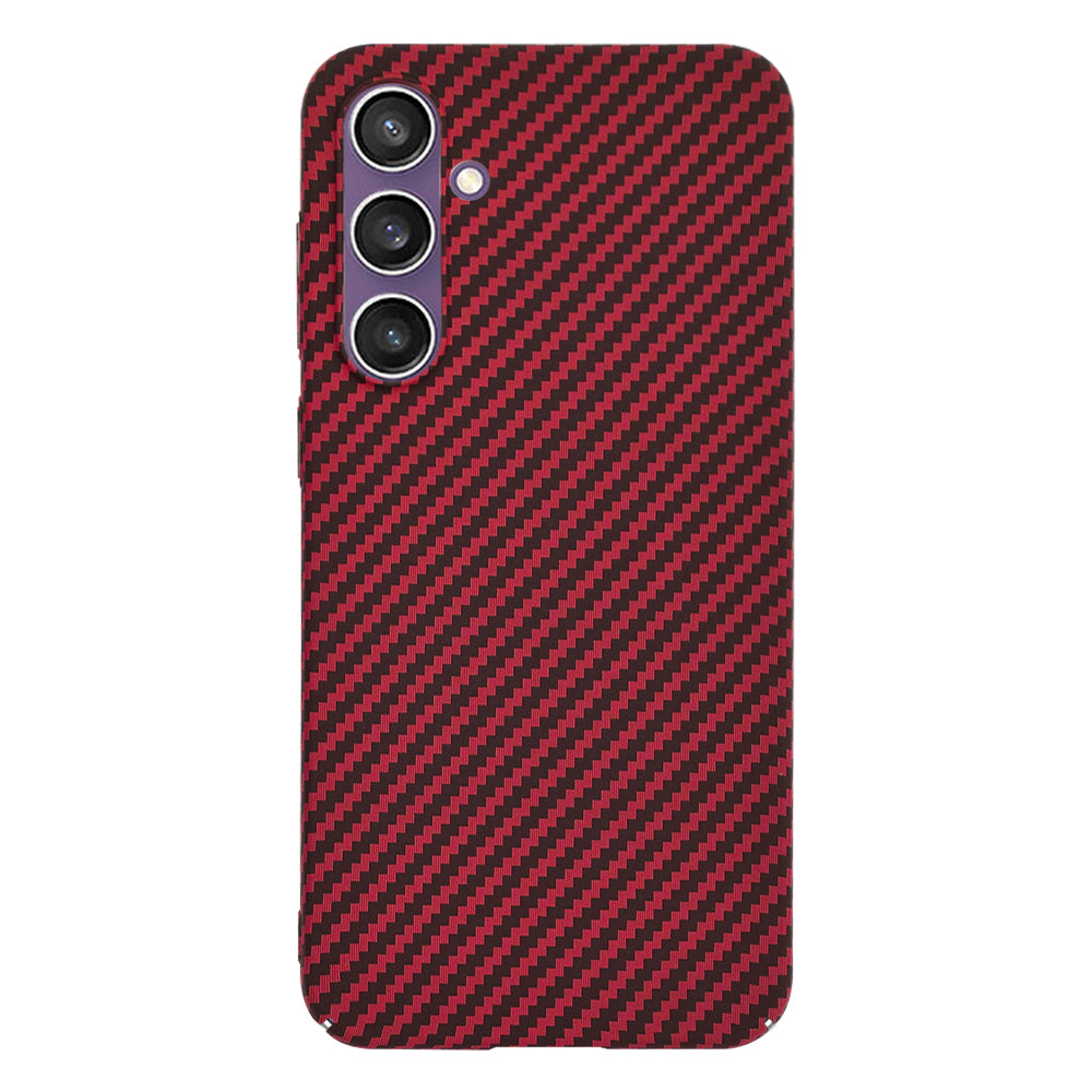 Kuori Samsung Galaxy S23 FE S711:lle, Techsuit, Carbonite FiberShell, Punainen