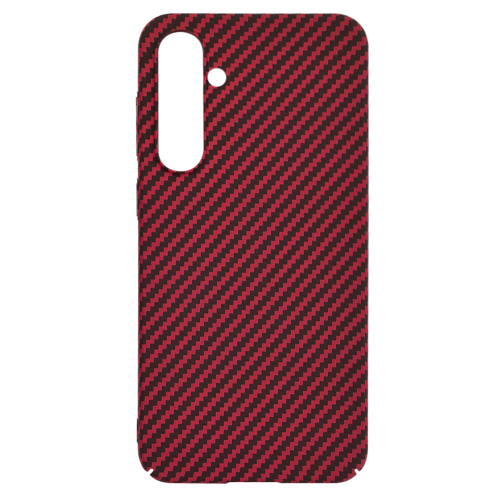 Kuori Samsung Galaxy S23 FE S711:lle, Techsuit, Carbonite FiberShell, Punainen