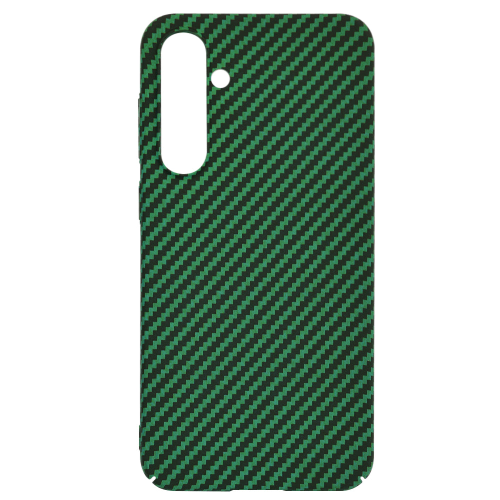 Kuori Samsung Galaxy S23 FE S711:lle, Techsuit, Carbonite FiberShell, Vihreä