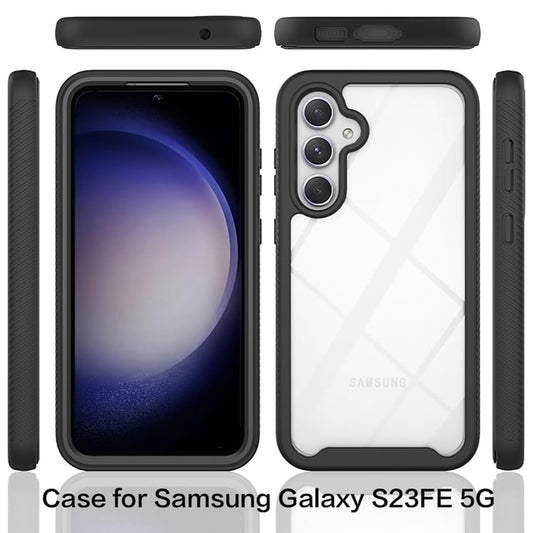 Kuori Samsung Galaxy S23 FE S711:lle, Techsuit, Defense360 Pro, Musta