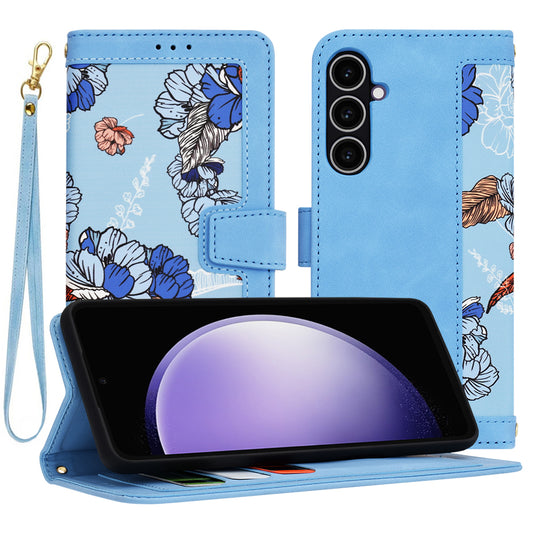 Kuori Samsung Galaxy S23 FE S711:lle, Techsuit, FlipCraft, Sininen