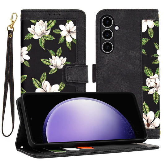Kuori Samsung Galaxy S23 FE S711:lle, Techsuit, FlipCraft, Musta