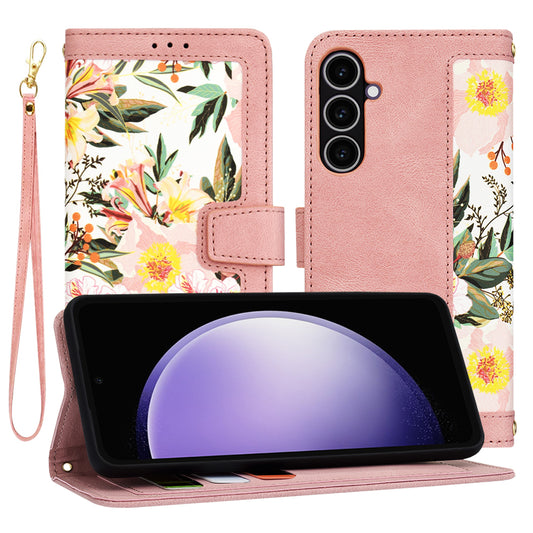 Kuori Samsung Galaxy S23 FE S711:lle, Techsuit, FlipCraft, Vaaleanpunainen