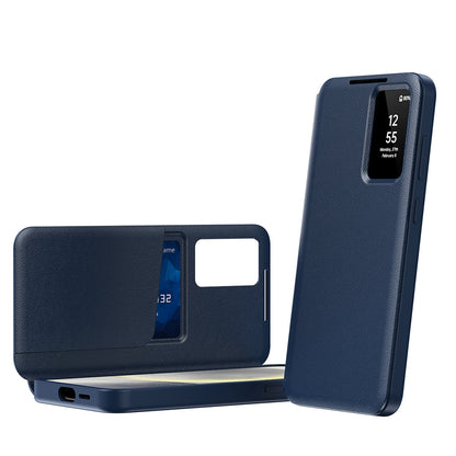 Kuori Samsung Galaxy S23 FE S711:lle, Techsuit, SmartView, Sininen