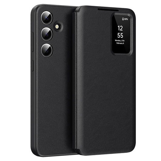 Case for Samsung Galaxy S23 FE S711, Techsuit, SmartView, Black