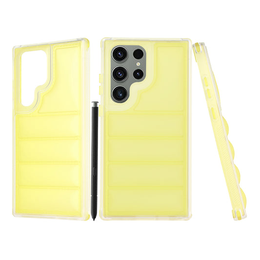 Kuori Samsung Galaxy S23 FE S711:lle, Techsuit, Wave Shield, Keltainen