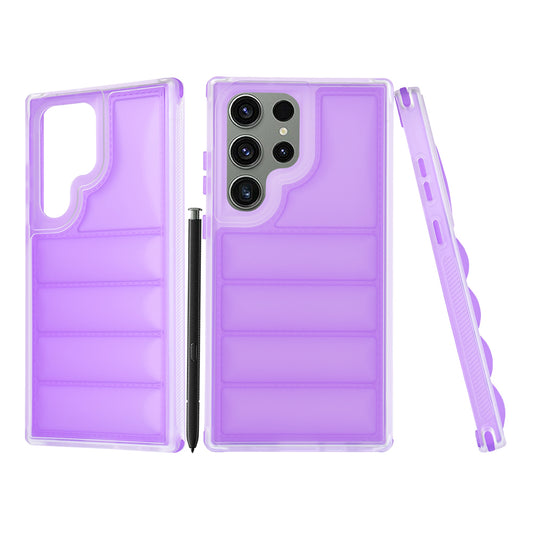 Kuori Samsung Galaxy S23 FE S711:lle, Techsuit, Wave Shield, violetti