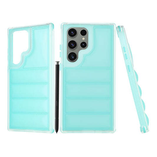Kuori Samsung Galaxy S23 FE S711:lle, Techsuit, Wave Shield, Turkoosi