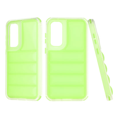 Kuori Samsung Galaxy S23 FE S711:lle, Techsuit, Wave Shield, Vihreä