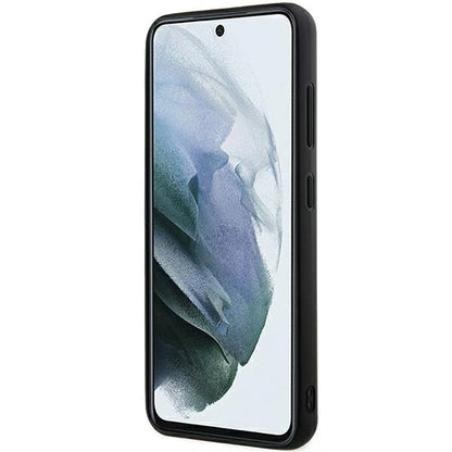 Kotelo Samsung Galaxy S23+ S916:lle, Karl Lagerfeld, 3D Rubber Glitter Logo, Musta