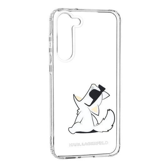 Kotelo Samsung Galaxy S23+ S916:lle, Karl Lagerfeld, Choupette Eat, Läpinäkyvä