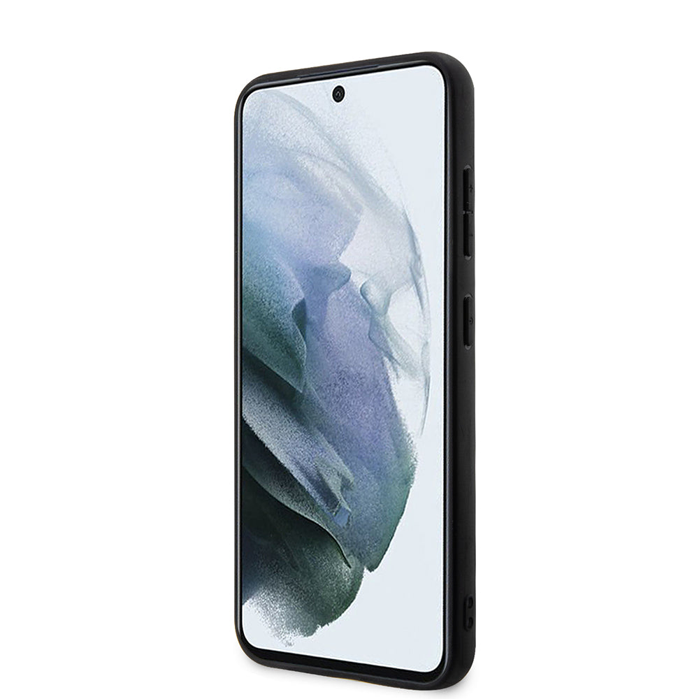 Suojakotelo Samsung Galaxy S23+ S916:lle, Karl Lagerfeld, Saffiano Monogram Metal Logo, Musta