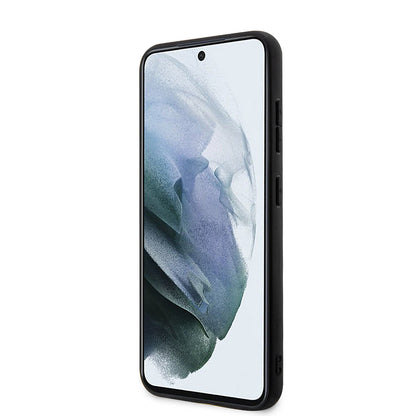 Suojakotelo Samsung Galaxy S23+ S916:lle, Karl Lagerfeld, Saffiano Monogram Metal Logo, Musta