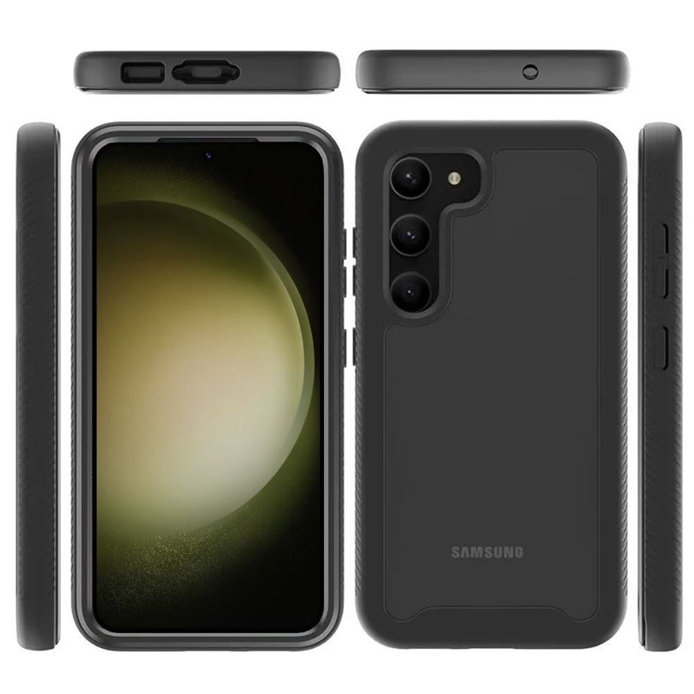 Kuori Samsung Galaxy S23+ S916:lle, Techsuit, Defense360 Pro, Musta