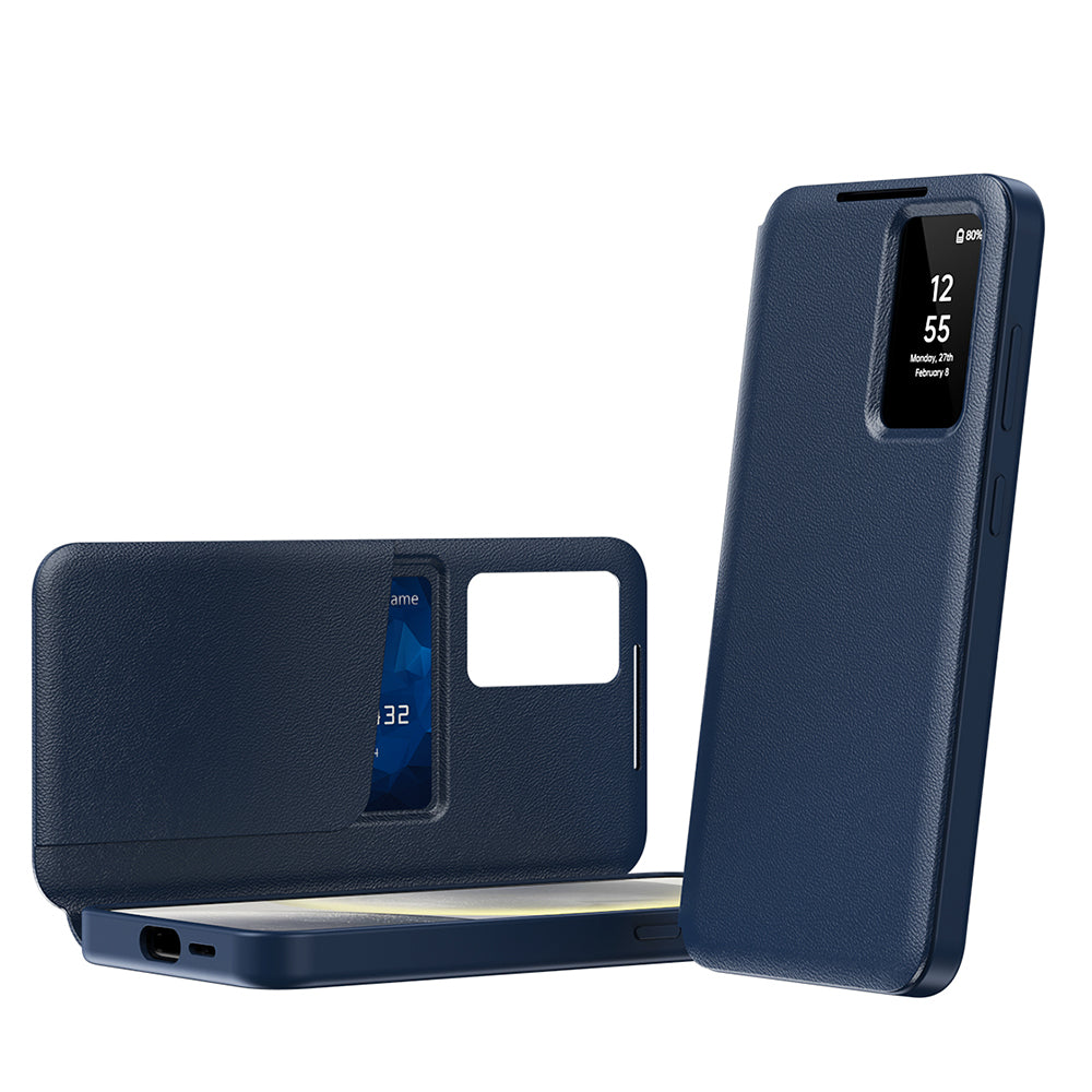 Kuori Samsung Galaxy S23+ S916:lle, Techsuit, SmartView, Sininen