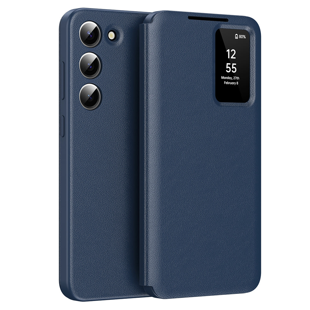 Kuori Samsung Galaxy S23+ S916:lle, Techsuit, SmartView, Sininen