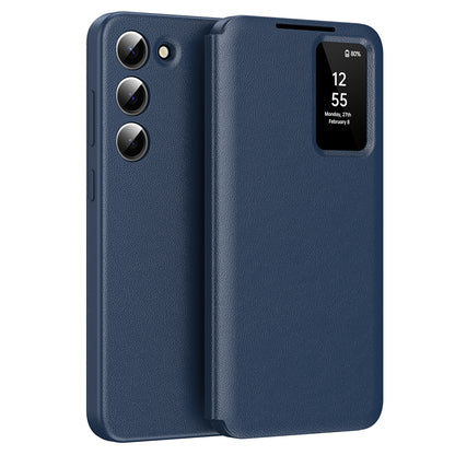 Kuori Samsung Galaxy S23+ S916:lle, Techsuit, SmartView, Sininen