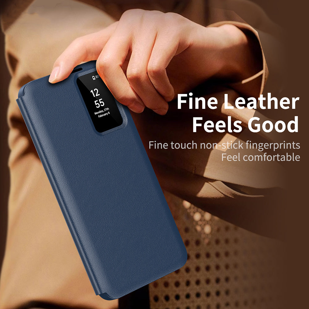 Kuori Samsung Galaxy S23+ S916:lle, Techsuit, SmartView, Sininen