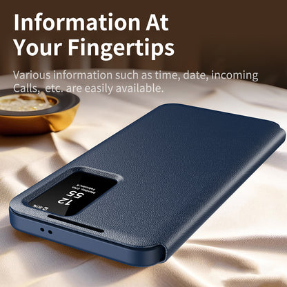 Kuori Samsung Galaxy S23+ S916:lle, Techsuit, SmartView, Sininen