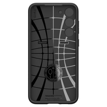 Suojakotelo Samsung Galaxy S23 S911:lle, Spigen, Optik Armor, Musta
