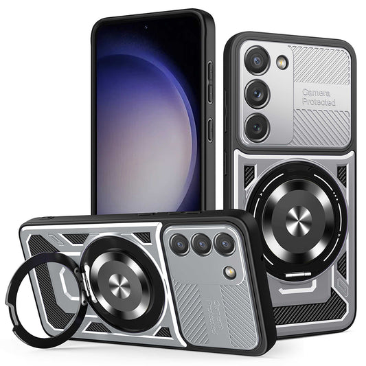 Kuori Samsung Galaxy S23 S911:lle, Techsuit, RuggedCam, Harmaa