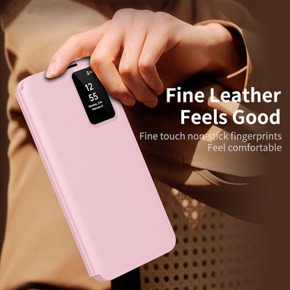 Kuori Samsung Galaxy S23 S911:lle, Techsuit, SmartView, Vaaleanpunainen