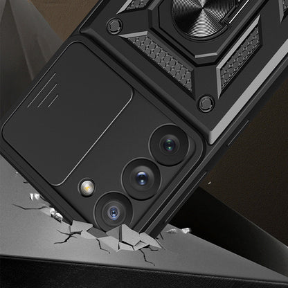 Case for Samsung Galaxy S23 Ultra S918, Techsuit, CamShield, Black