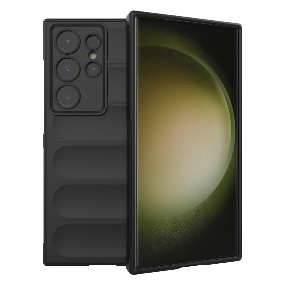 Case for Samsung Galaxy S23 Ultra S918, Techsuit, Magic Shield, Black