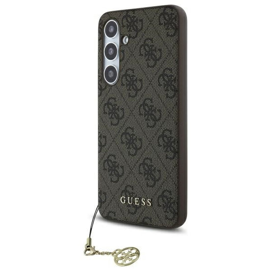 Suojakotelo Samsung Galaxy S24 FE S721:lle, Guess, 4G Charm, Ruskea