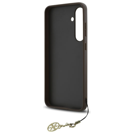 Suojakotelo Samsung Galaxy S24 FE S721:lle, Guess, 4G Charm, Ruskea