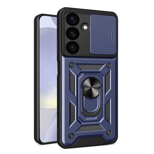 Kuori Samsung Galaxy S24 FE S721:lle, Techsuit, CamShield, Sininen