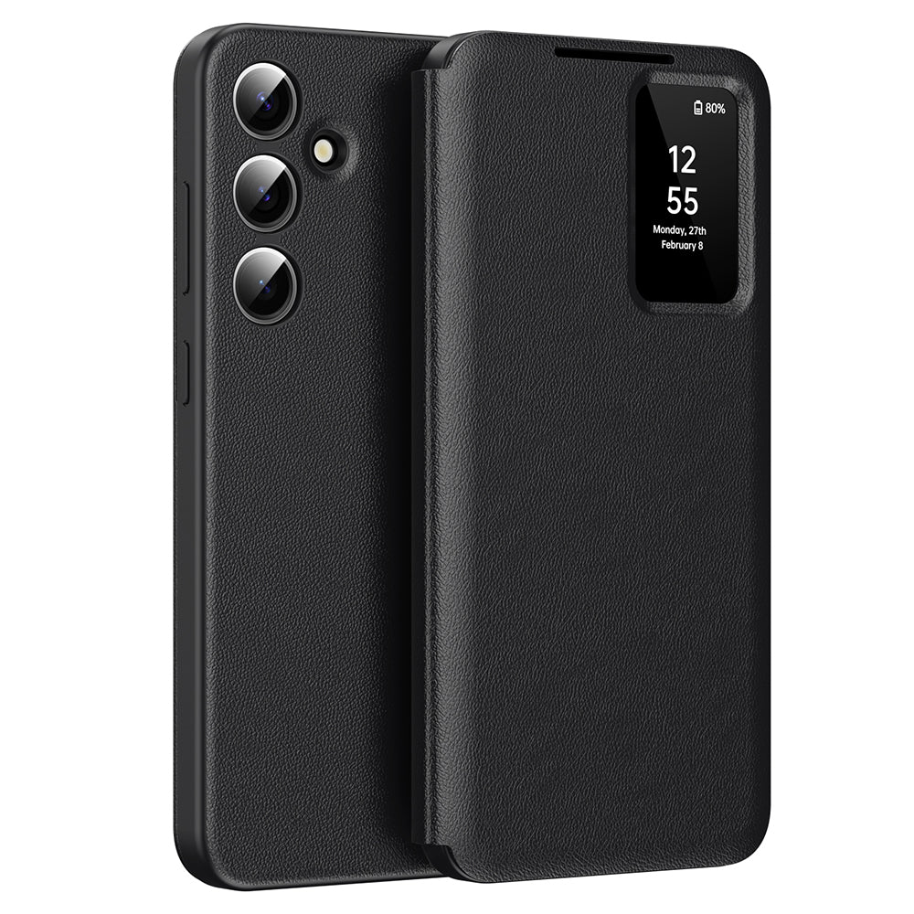 Kuori Samsung Galaxy S24 FE S721:lle, Techsuit, SmartView, Musta