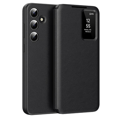 Kuori Samsung Galaxy S24 FE S721:lle, Techsuit, SmartView, Musta