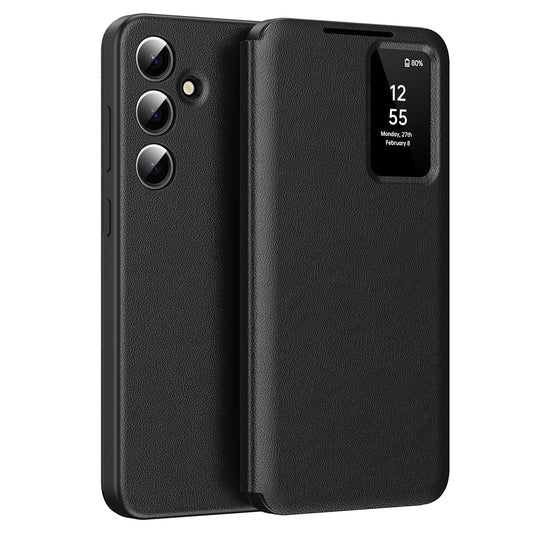 Kuori Samsung Galaxy S24 FE S721:lle, Techsuit, SmartView, Musta