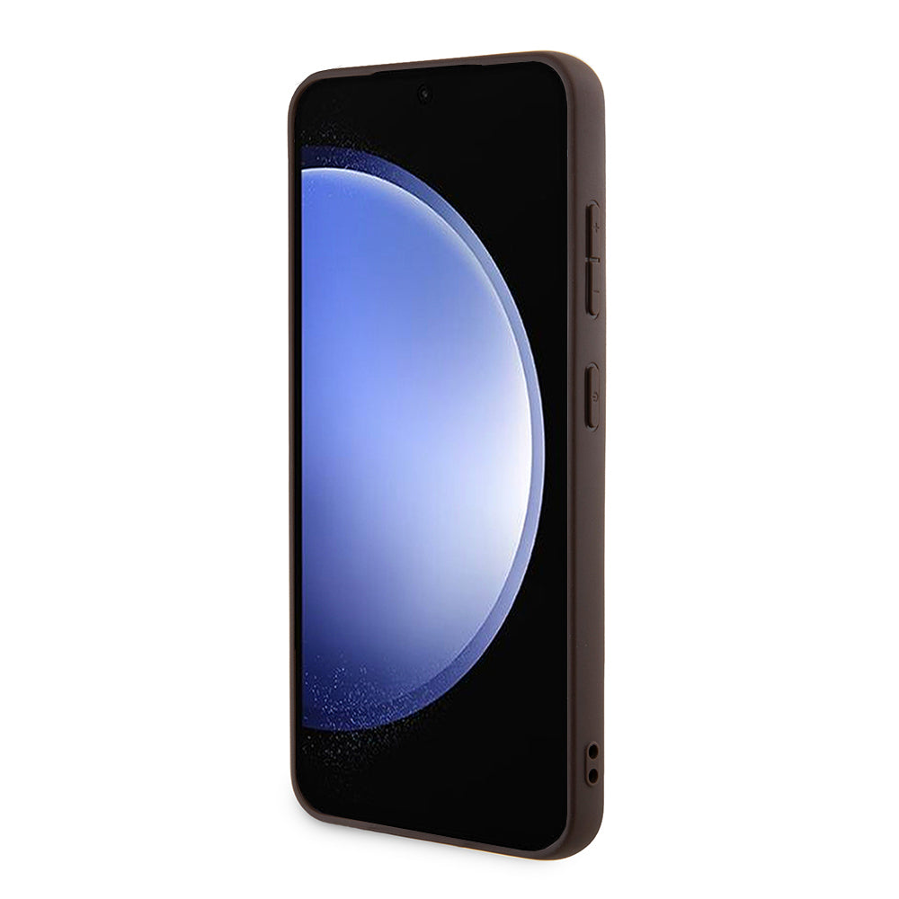 Suojakotelo Samsung Galaxy S24+ S926, Guess, 4G Stripe, Ruskea