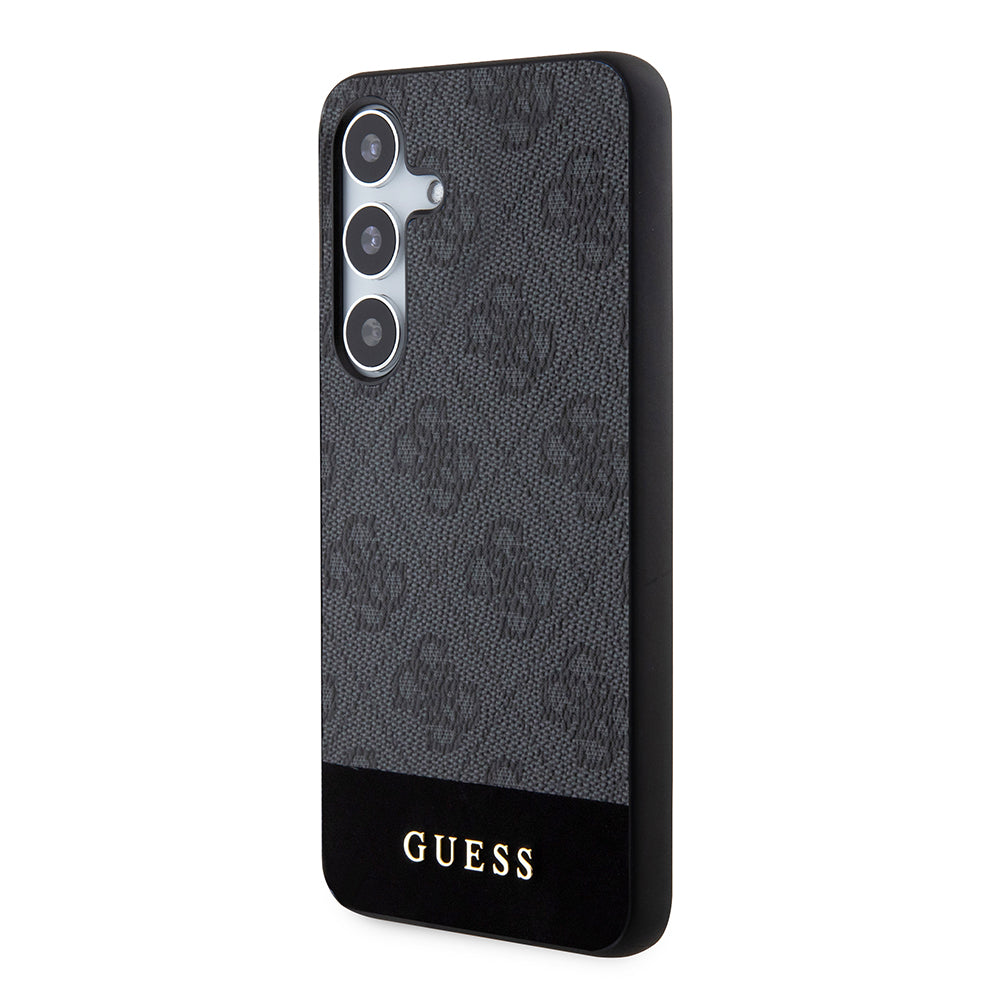 Suojakotelo Samsung Galaxy S24+ S926, Guess, 4G Stripe, Musta