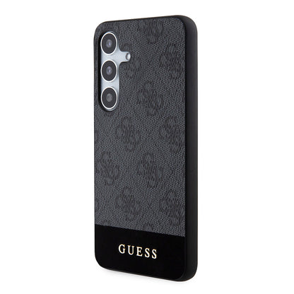 Suojakotelo Samsung Galaxy S24+ S926, Guess, 4G Stripe, Musta