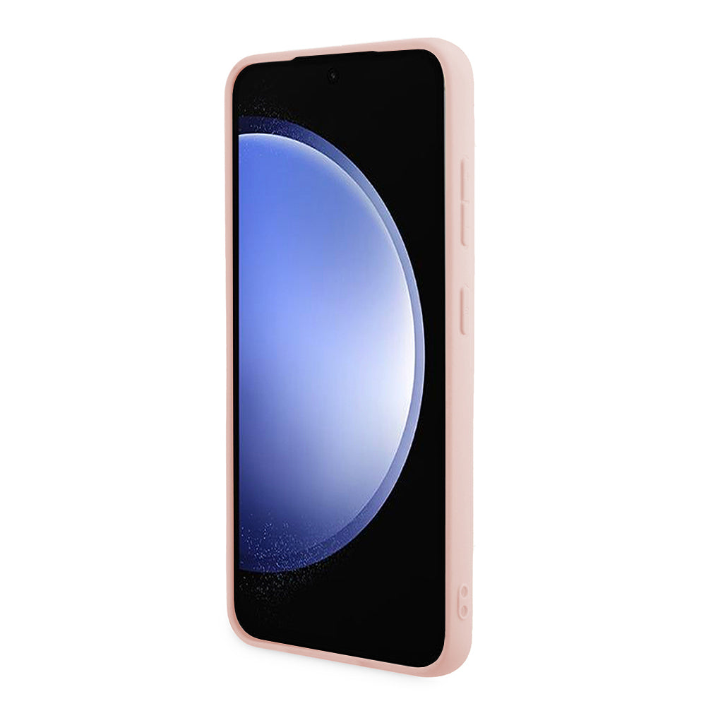 Kotelo Samsung Galaxy S24+ S926, Guess, Glitter Script, Pinkki