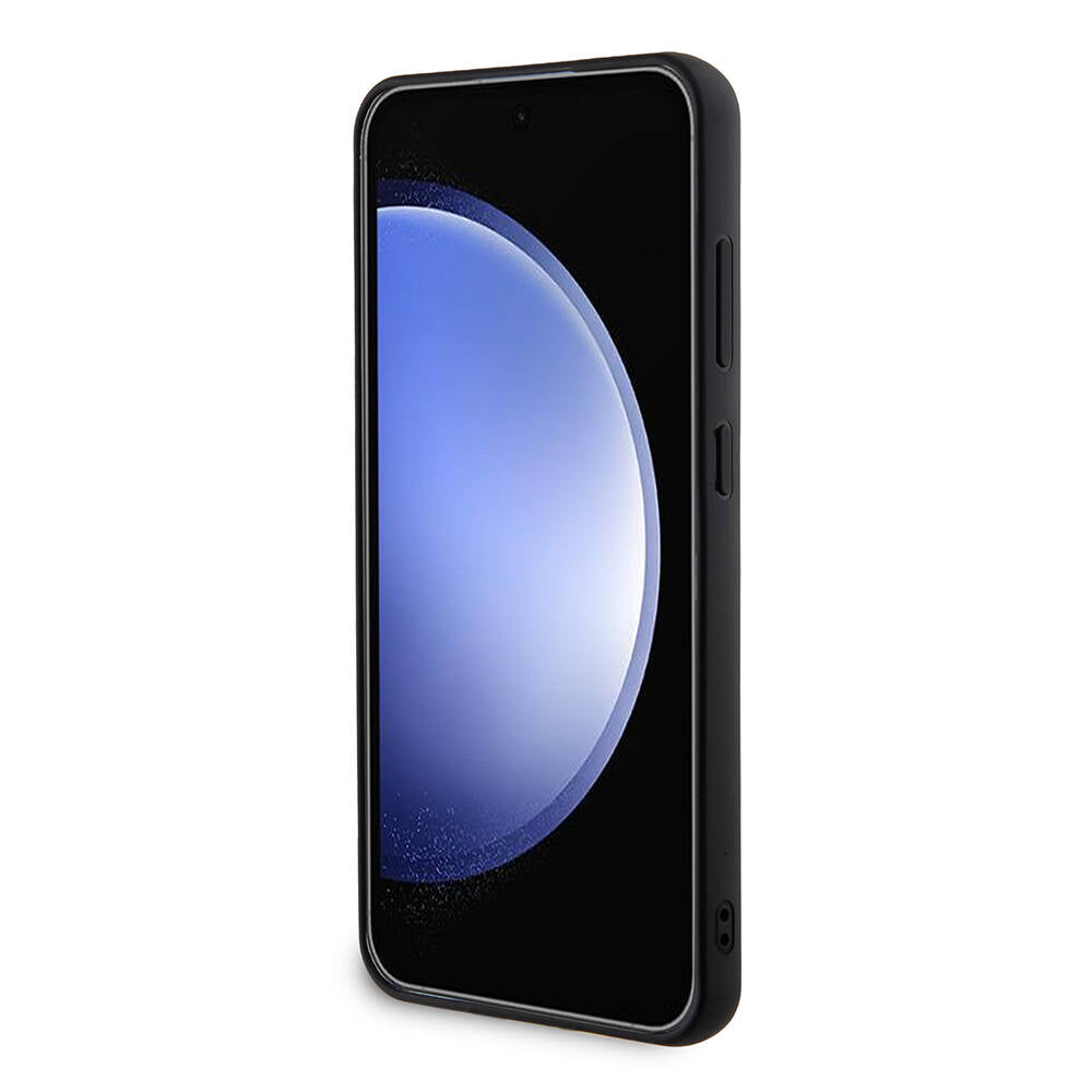 Kotelo Samsung Galaxy S24+ S926:lle, Guess, Rhinestone Triangle Logo, Kultainen