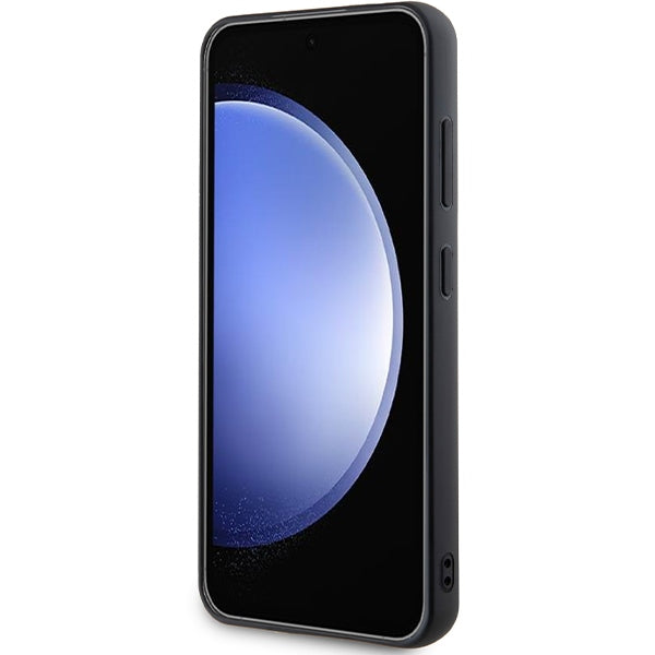 Kotelo Samsung Galaxy S24+ S926:lle, Karl Lagerfeld, Rhinestone Metal Plate, Musta