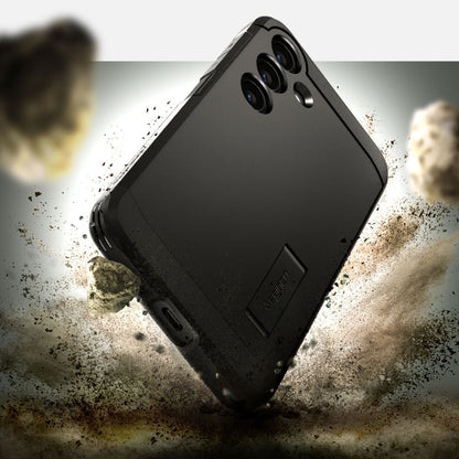 Kotelo Samsung Galaxy S24+ S926, Spigen, Tough Armor, Musta ACS07332