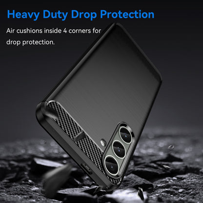 Case for Samsung Galaxy S24+ S926, Techsuit, Carbon, Black
