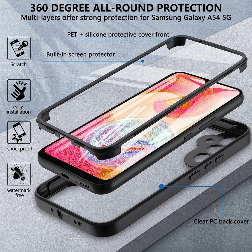 Kuori Samsung Galaxy S24+ S926:lle, Techsuit, ColorVerse 360, vaaleanpunainen